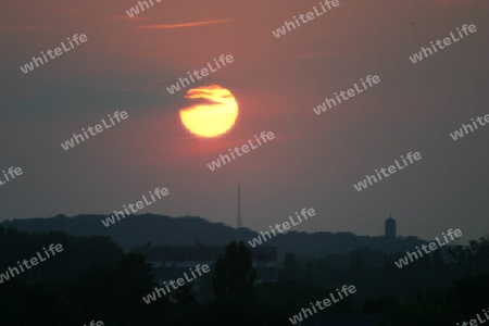 Sonnenuntergang in Potsdam