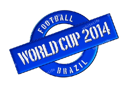 Illustration of the World Cup 2014 in Brazil as Banner for your presentation, website, inviting...