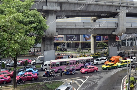 Der Alltag am Siam Square in der Stadt Bangkok in Thailand in Suedostasien.