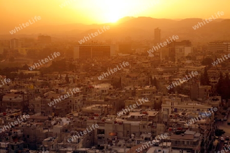 Asien, Naher Osten, Syrien, Damaskus,   Sicht ueber die Grossstadt von Damaskus der Hauptstadt von Syrien. 