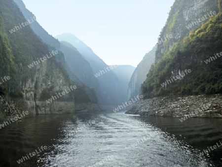 scenery around River Shennong Xi in China