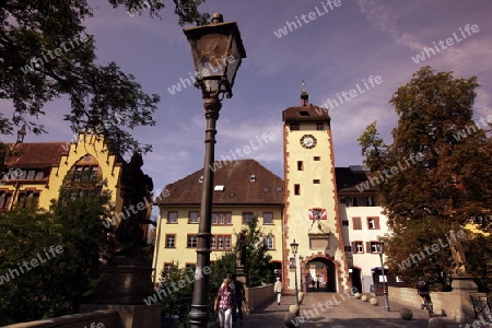 the old town of Waldshut in the Blackforest in the south of Germany in Europe.