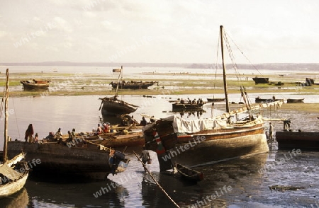 Die Altstadt von Stone Town  oder Zanzibar Town der Hauptstadt der Insel Sansibar im Indischen Ozean in Tansania in Ostafrika..