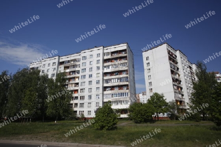 Europa, Osteuropa, Baltikum, Lettland, Riga, Neustadt, City, Haus, Wohnhaus, Block,Wohnblock, Quartier, Wohnquartier, Architektur, Lebensraum