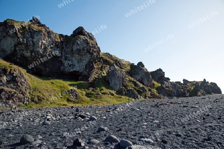 Der Westen Islands, am westlichen Ende der Halbinsel Sn?fellsnes, am schwarzen Strand von Djupalonssandur