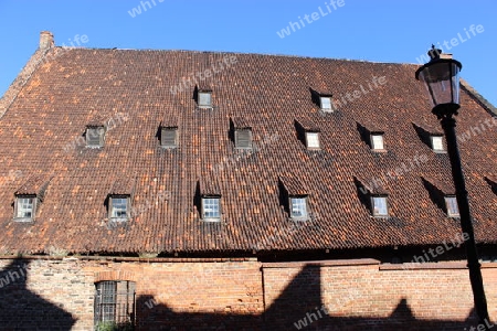 Schindeldach. Gro?e M?hle in Danzig