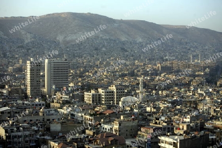 Asien, Naher Osten, Syrien, Damaskus,   Sicht ueber die Grossstadt von Damaskus der Hauptstadt von Syrien. 