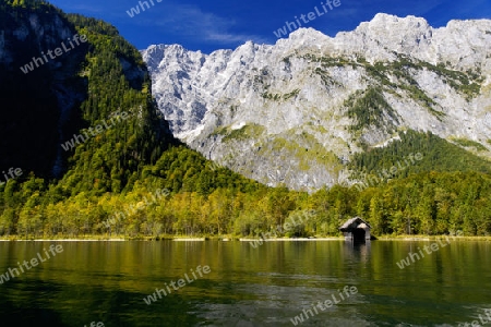 Das Watzmannmasiv im Nationalpark Berchtesgaden, Germany