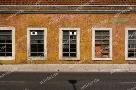 Eingeschlagene Fenster