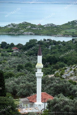 Europa, Osteuropa, Balkan. Montenegro, Skadar, See, Landschaft, Murici,  Moschee,  