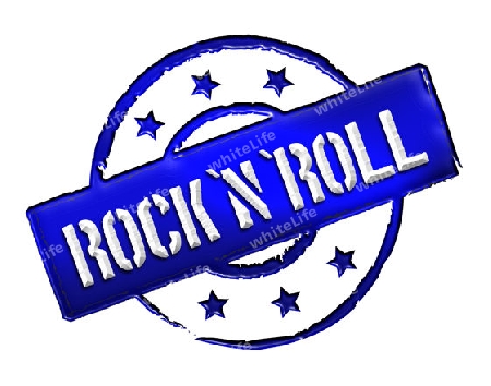 Sign and stamp for your presentation, for websites and many more named Rock'n'Roll