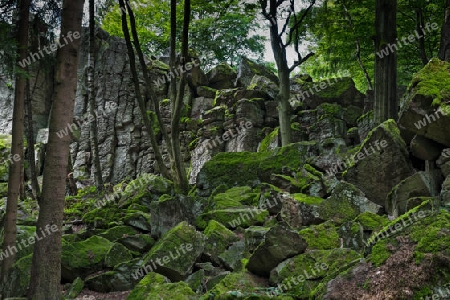 Steinwand, Rh?n, Hessen, Deutschland