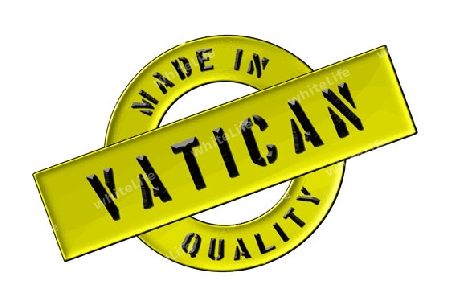 Made in Vatican - Quality seal for your website, web, presentation