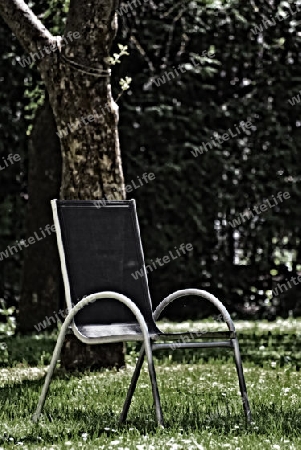 Stuhl im Freien