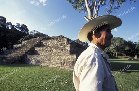 The Ruins of Copan in Honduras in Central America,