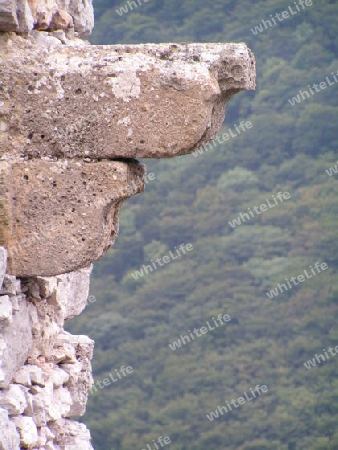 ruine ins landschaft