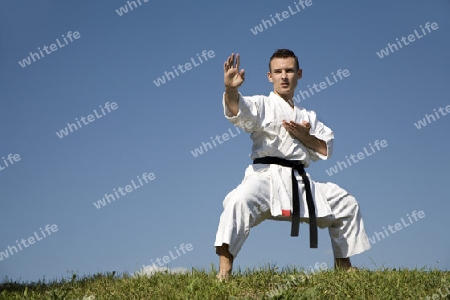 Karate - Training in Kimono