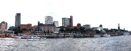 Hafen Hamburg Panoramaansicht