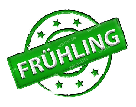 Sign and stamp for your presentation, for websites and many more named FRUEHLING