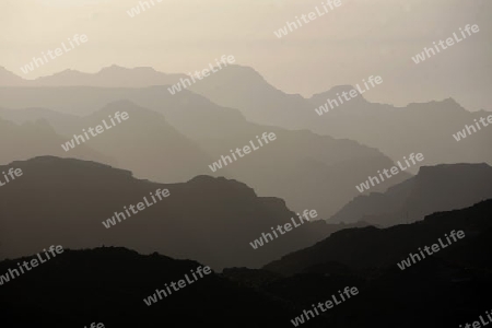 The mountain Village of  Tejeda in the centre of the Canary Island of Spain in the Atlantic ocean.