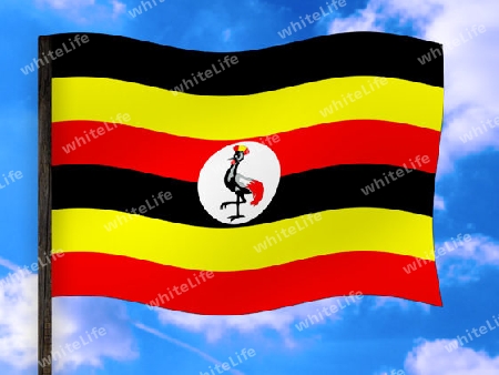 Fahne Uganda