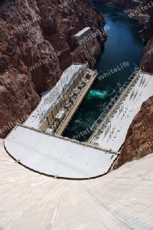 Colorado River nach dem Hoover Dam