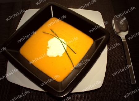 K?rbis-Creme-Suppe