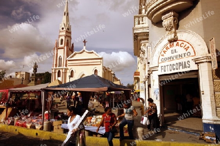 Suedamerika, Karibik, Venezuela, West, Maracaibo, Kolonial, Altstadt, Architektur, Kirche, Kultur, Markt, Alltag, Plaza Bolivar, Paseo de las Ciencias, Kirche, Kathedrale, Catedral