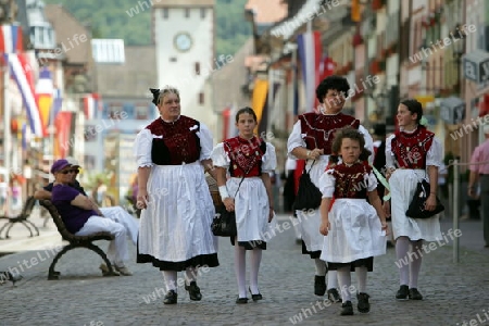 a traditional festival in the old town of Waldshut in the Blackforest in the south of Germany in Europe.