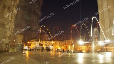 Pisa at night