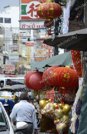 Der Alltag im China Town in der Stadt Bangkok in Thailand in Suedostasien.