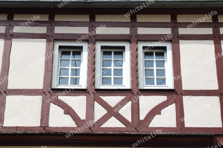 Fachwerk mit Fenstern