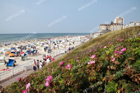 Hauptstrand von Westerland auf Sylt