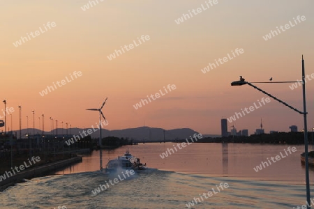 Fahrt aus der Schleuse