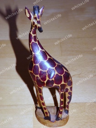 Holz Giraffe, Giraffe, Holz, Schnitzerei, Afrika