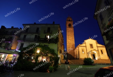 The old town of Pallanza near to Verbania on the Lago maggiore in the Lombardia  in north Italy. 