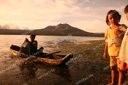 Asien, Suedost, Indonesien, Bali, Insel, Zentral Bali, Lake Batur, See, Vulkan,Landschaft,   (Urs Flueeler) 