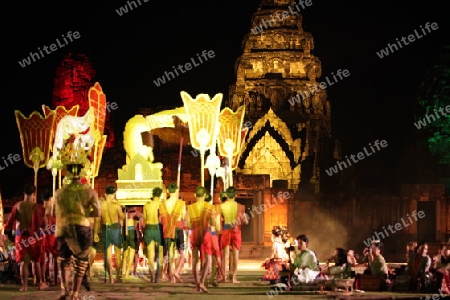 Die Khmer Tempel Anlage von Phimai bei Khorat in der provinz Nakhon Ratchasima im Nordosten von Thailand im Suedwesten von Thailand in Suedostasien