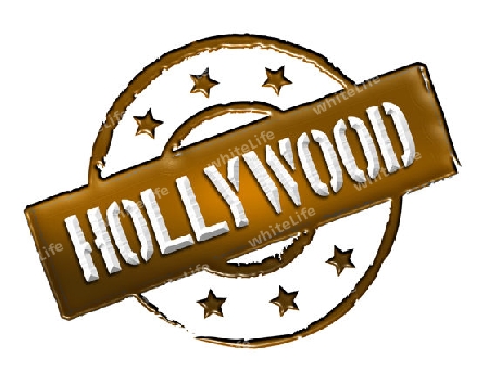 Sign, symbol, stamp or icon for your presentation, for websites and many more named HOLLYWOOD