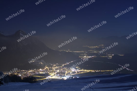 Winterblick bei Nacht