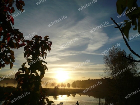 Herbst, Sonnenuntergang