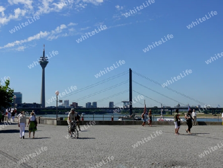 Burgplatz, Kniebr?cke Rheinturm,