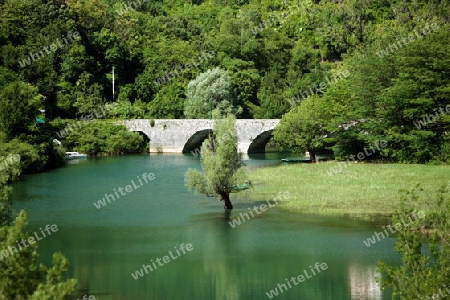 Europa, Osteuropa, Balkan. Montenegro, Skadar, See, Landschaft, Rijeka Crnojevica, Natur, 