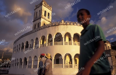 the mosque in the city of Moroni in the Island of  Comoros in the Indian Ocean in Africa   