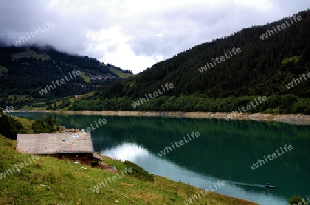 Idyllischer Stausee