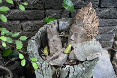 Traditionelle Figuren stehen im Garten von Ban Phor Linag Meuns Terracota Art zum Verkauf bereit dies im Terracota Garden in Chiang Mai im norden von Thailand in Suedostasien.