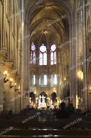 Notre-Dame Kathedrale in Paris - Innenraum