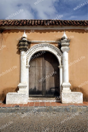 Amerika, Suedamerika, Venezuela, CoroEin Torbogen in der Altstadt der Kolonialstadt Coro im Nordwesten von Venezuela.   