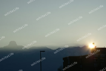 stockhorn sonnenuntergang                