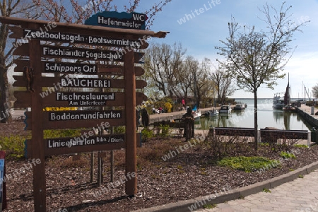 Hafen bei Wustrow auf dem Fischland,  Deutschland